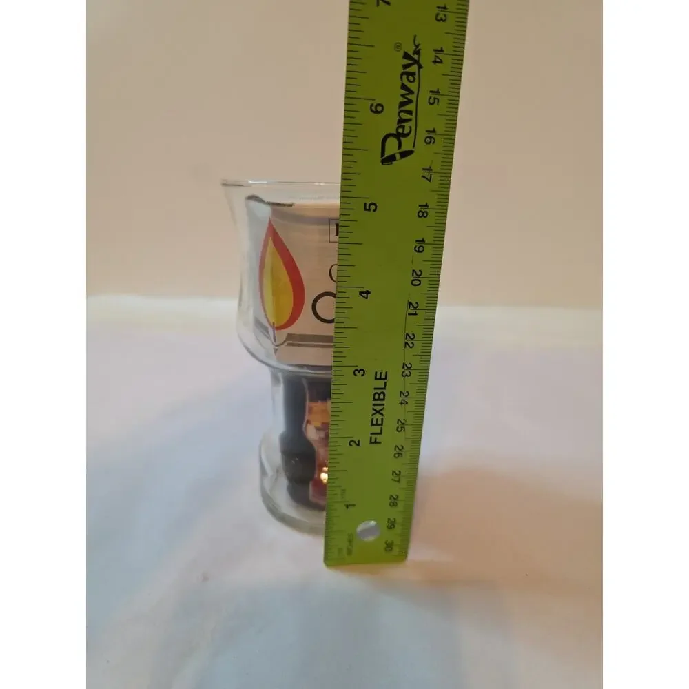 VTG 1970's Libbey Crystal Candle Oil & Water Float 5.25